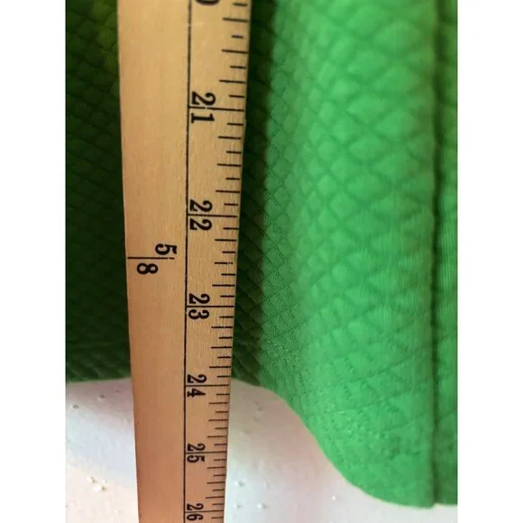 Janie And Jack Green Quilted Gingham Bow Romper Girls Size 8T - Picture 11 of 12